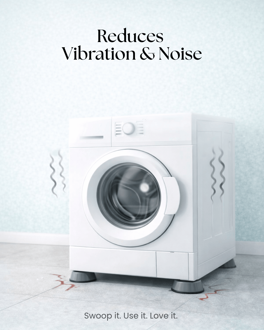 Anti-vibration Pads For Washing Machine (4 units)